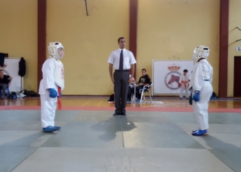 fotosmelilla 2015 03 11 Momento antes de conceder un punto Jesús Juan Rubio impartirá en el Javier Imbroda un curso de Kumite
